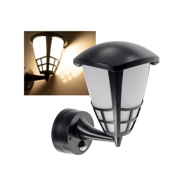 LED Wandleuchte TELARANA – 16W, 1026?Lumen, IP65, PIR-Bewegungsmelder, 2900K warmweiß