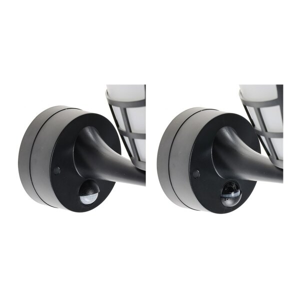 LED Wandleuchte TELARANA – 16W, 1026?Lumen, IP65, PIR-Bewegungsmelder, 2900K warmweiß