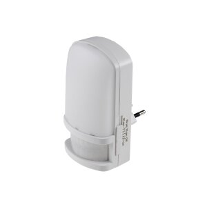 LED Nachtlicht mit Bewegungsmelder 230V, Licht Warmweiß, On/Off/Auto