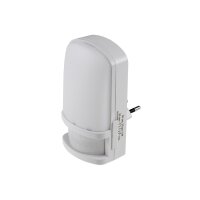 LED Nachtlicht mit Bewegungsmelder 230V, Licht Warmweiß, On/Off/Auto