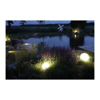 Garten-Kugelleuchte CT-GL20cm – Ø 20 cm, E27, IP44, mit Erdspieß & 1,5 m Kabel