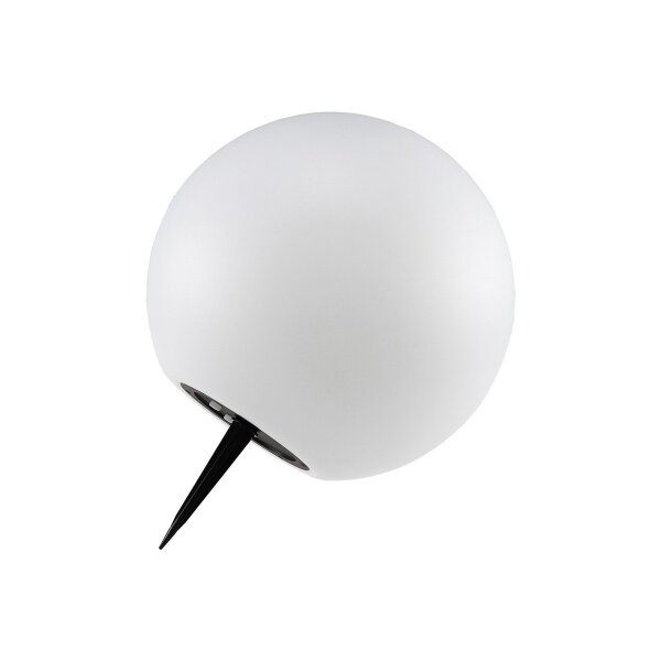 LED Solar Kugelleuchte SK25 W – Ø 25?cm, IP44, warmweiß, 3000?K, Gartenleuchte mit Dämmerungssensor