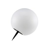 LED Solar Kugelleuchte SK25 W – Ø 25?cm, IP44, warmweiß, 3000?K, Gartenleuchte mit Dämmerungssensor