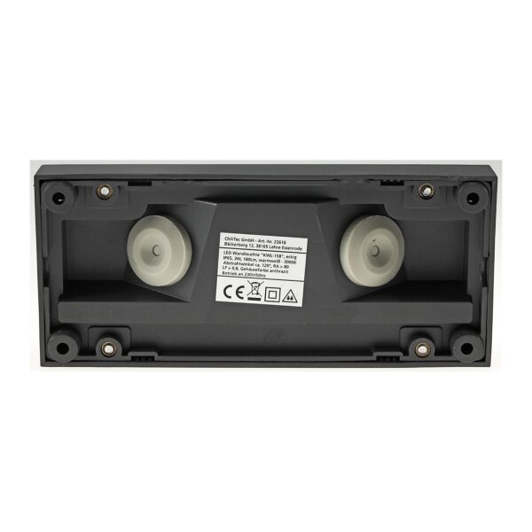 LED Wandleuchte KWL-158 – 3W, 172?Lumen, IP65, warmweiß, anthrazit, 230V