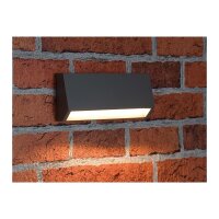 LED Wandleuchte KWL-158 – 3W, 172?Lumen, IP65, warmweiß, anthrazit, 230V