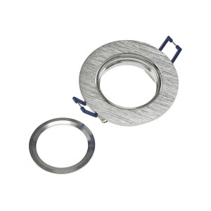 CTE-84R Einbaustrahler Chrom-Matt | Schwenkbar GU10/GX5.3/MR16