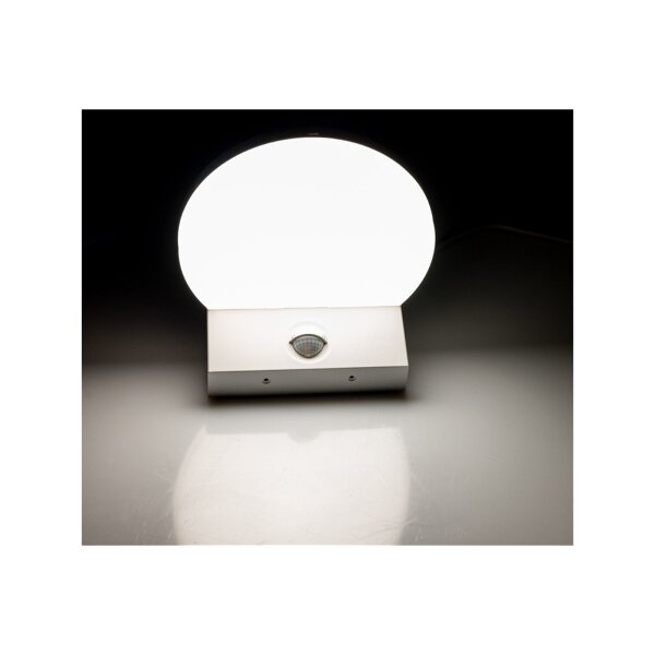LED Wandleuchte TORTUGUERO – 15W, 1569?Lumen, IP65, PIR-Sensor 140°, 4000K neutralweiß