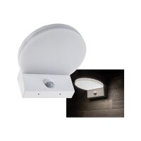 LED Wandleuchte TORTUGUERO – 15W, 1569?Lumen, IP65, PIR-Sensor 140°, 4000K neutralweiß