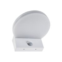 LED Wandleuchte TORTUGUERO – 15W, 1526?Lumen, IP65, PIR-Sensor 140°, 3000K warmweiß