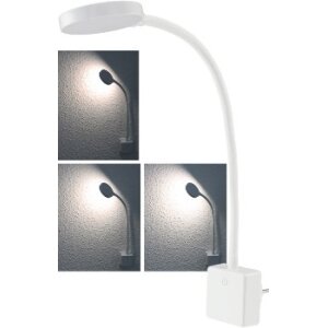 LED Steckdosenleuchte "CT-SEL" Weiß 4Watt, dimmbar, 4000k, 300 Lumen
