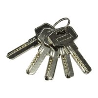 Schließzylinder-Set 3x 60mm (30+30mm) 5 Schlüssel, Not- & Gefahrenfunktion