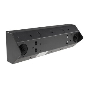 4-fach Ecksteckdose  mit 2x USB 4X Steckdosen I 90° Winkel I 230V Anthrazit
