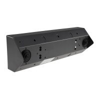 4-fach Ecksteckdose  mit 2x USB 4X Steckdosen I 90° Winkel I 230V Anthrazit