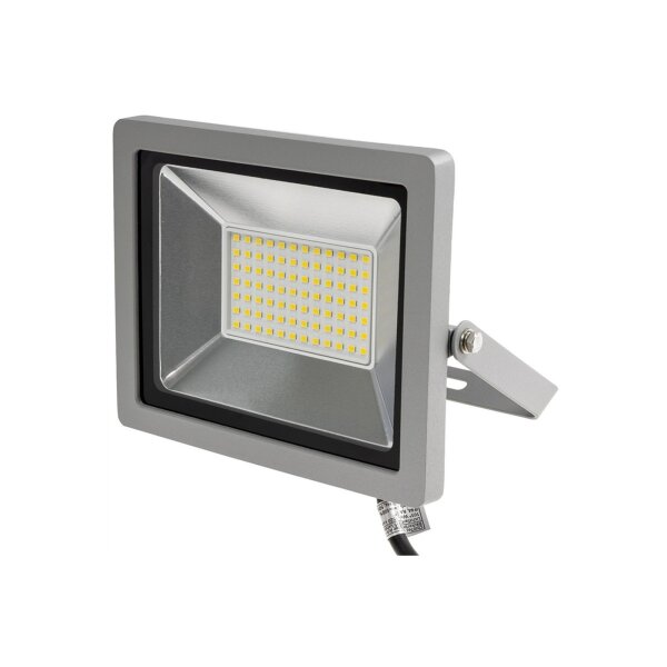 LED Fluter SlimLine CTF-SLT 30 – 30W, 2960?Lumen, IP65, 4000K neutralweiß, silber, 230V