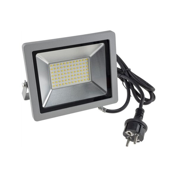 Chilitec LED Fluter SlimLine CTF-SLT 50 – 50 W, 5220 lm, 4000 K, IP65, silber