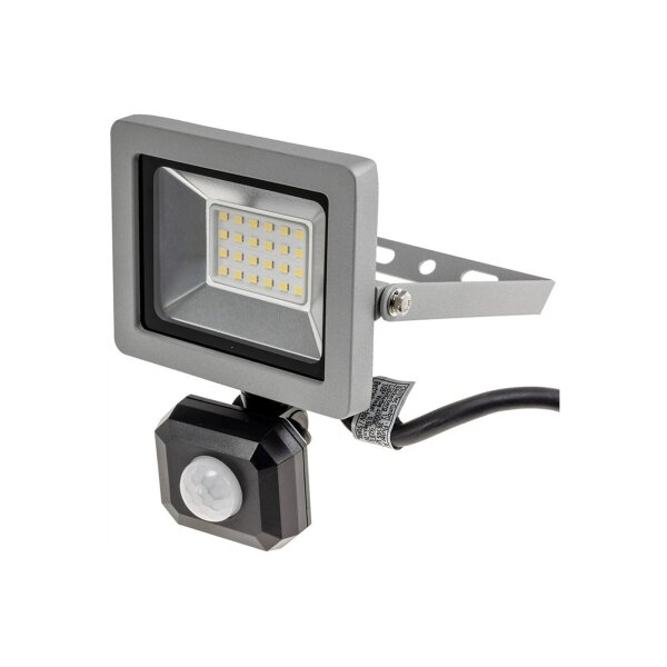 LED Fluter SlimLine CTF-SLT10 PIR – 10W, 923?Lumen, IP65, 4000K, Bewegungsmelder, 230V