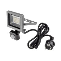 LED Fluter SlimLine CTF-SLT10 PIR – 10W, 923?Lumen, IP65, 4000K, Bewegungsmelder, 230V