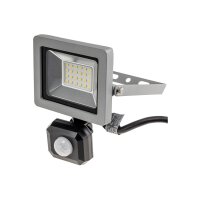 LED Fluter SlimLine CTF-SLT10 PIR – 10W, 923?Lumen, IP65, 4000K, Bewegungsmelder, 230V