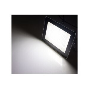 LED Fluter CTF-SLW 98 – 100W, 7670?Lumen, IP65, 4000K neutralweiß, weißes Gehäuse, 230V