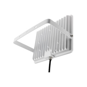 LED Fluter CTF-SLW 98 – 100W, 7670?Lumen, IP65, 4000K neutralweiß, weißes Gehäuse, 230V