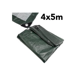 Allzweck Gewebeplane mit Ösen 4x5m reißfest,...
