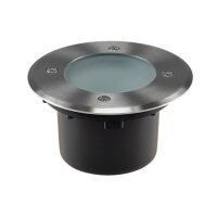 Bodenleuchte BEL GX53 XXL – Edelstahl IP65, befahrbar bis 2000?kg