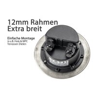 Bodenleuchte BEL GX53 XXL – Edelstahl IP65, befahrbar bis 2000?kg