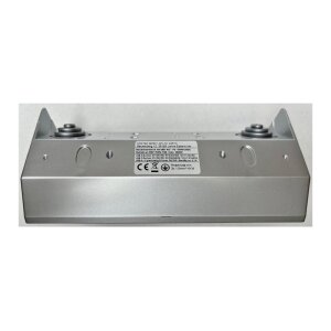 2-fach Steckdosenblock, USB-A+C, silber 250V~/ 16A, Aufbaumontage, USB 3,1A, PD
