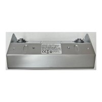 2-fach Steckdosenblock, USB-A+C, silber 250V~/ 16A, Aufbaumontage, USB 3,1A, PD