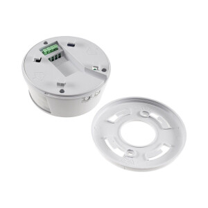Bewegungsmelder Aufputz Decke 3 Sensoren 360° 15Meter Reichweite Ø 100x50mm PIR Sensor für Rundum Detektion Weiß