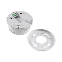 Bewegungsmelder Aufputz Decke 3 Sensoren 360° 15Meter Reichweite Ø 100x50mm PIR Sensor für Rundum Detektion Weiß