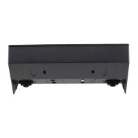 ChiliTec 3-fach Steckdosenblock Eck-Steckdose I 90° Winkel I 230V Aufbau & Eck-Montage für Arbeitsplatte Küche Werkstatt I Anthrazit