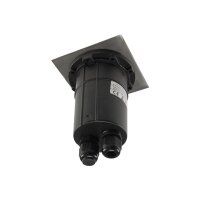 Bodenleuchte BEL Uni Q – 10x10x14?cm, IP65, GU10-Fassung, Edelstahl, trittfest