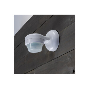 Aufputz-Bewegungsmelder 360° IP65 12m Detektion, Wand & Decke, weiß