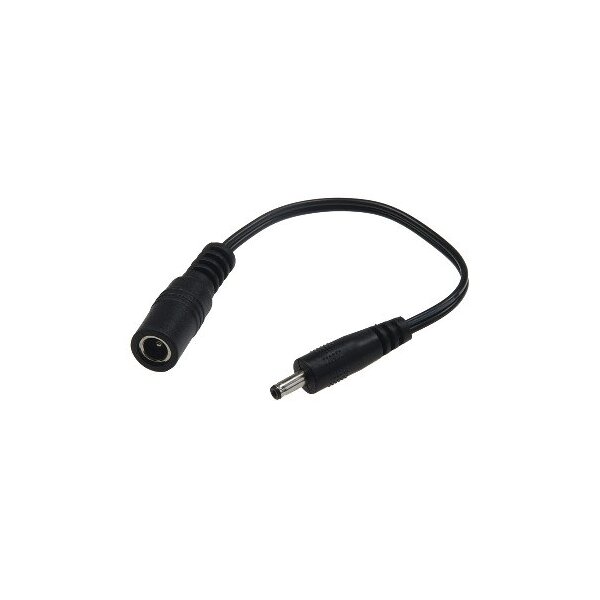Adapterkabel 3,5mm Hohlstecker auf 5,5x2,1mm Buchse – 10cm für 12V/24V Geräte