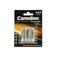 Micro-Akkus CAMELION Ni-MH, 1100mA Typ AAA, 1,2V, 4er-Pack
