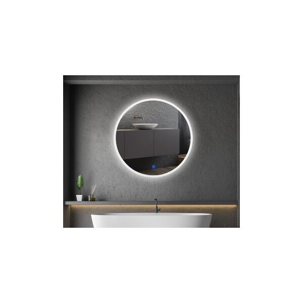 LED Spiegel "Espelho R50" Ø50cm 230V, 19W, 1400lm, 4000K, Touchschalter