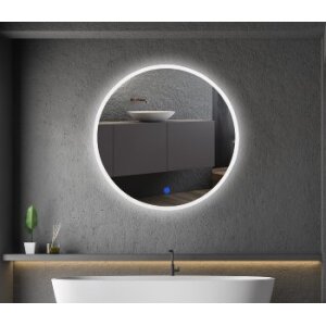 LED Spiegel "Espelho R50" Ø50cm 230V, 19W, 1400lm, 4000K, Touchschalter