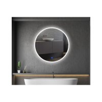 LED Spiegel "Espelho R50" Ø50cm 230V, 19W, 1400lm, 4000K, Touchschalter