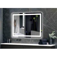 LED Spiegel "Espelho Q70" 70x50cm 230V, 23W, 1750lm, 4000K, Touchschalter