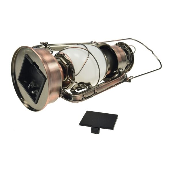 LED Camping Laterne "CT-CL Copper" ØxH 12x23,5cm, 4x AA, warmweiß, dimmbar