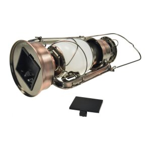 LED Camping Laterne "CT-CL Copper" ØxH 12x23,5cm, 4x AA, warmweiß, dimmbar