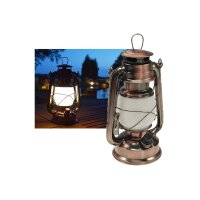LED Camping Laterne "CT-CL Copper" ØxH 12x23,5cm, 4x AA, warmweiß, dimmbar