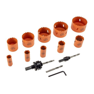 Lochsägen Set "Profi" 15-teilig 19-74mm, inkl. Transportkoffer