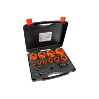 Lochsägen Set "Profi" 15-teilig 19-74mm, inkl. Transportkoffer