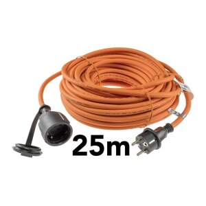 Verlängerungskabel 25m, IP44, Orange H07RN-F 3G1,5 ,...