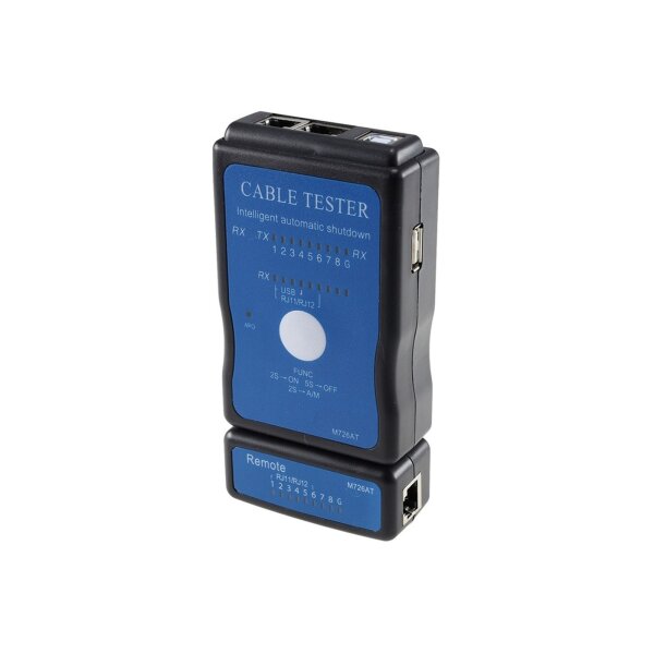 CAT.5 / CAT.6 + USB Leitungstester