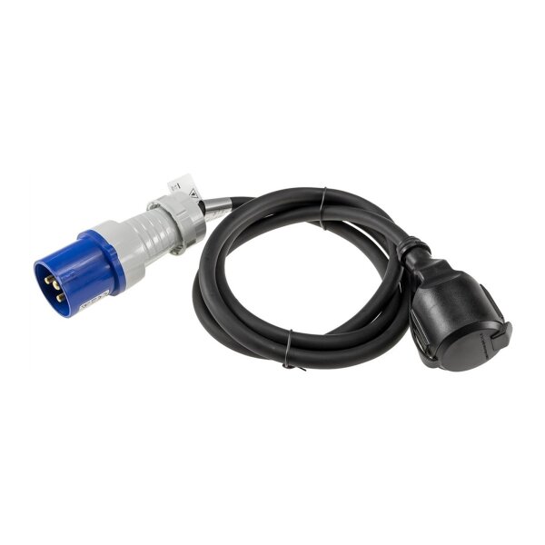 CEE Adapter auf Schutzkontaktkupplung 1,5?m – H07RN-F, IP44, Camping