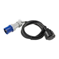 CEE Adapter auf Schutzkontaktkupplung 1,5?m – H07RN-F, IP44, Camping