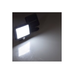 LED Solar Wandleuchte mit Bewegungsmelder & externem Solarpanel – 300 lm, 6000 K, IP44